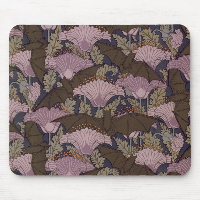 Victorian Bat Mouse Mat (Front)