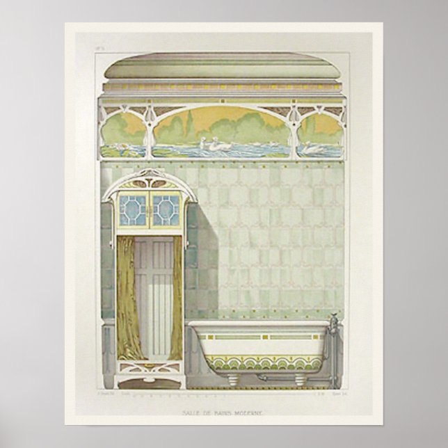 Victorian Bathroom Poster (Front)