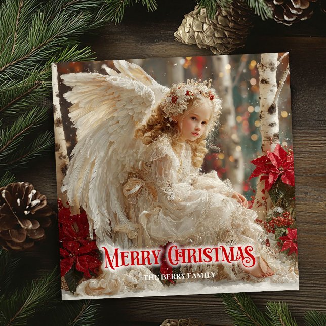 Victorian beautiful angel editable greeting card (Victorian beautiful angel editable greeting card)