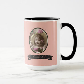 VICTORIAN BEAUTIFUL GIRL MUG