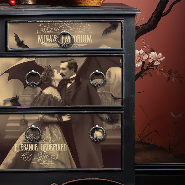 Victorian Beauty Dracula's Kiss Gothic Romance Tissue Paper (Creator Uploaded)