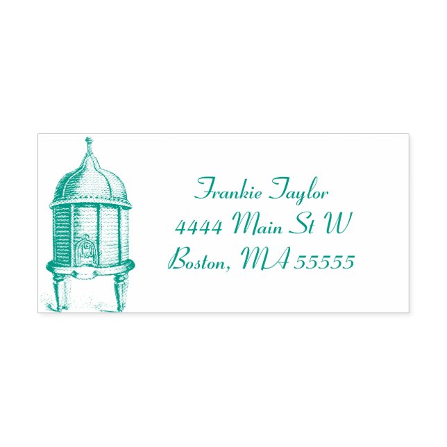 Victorian Beehive Personalised Self-inking Stamp (Design)
