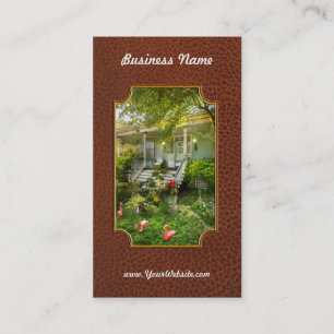 Victorian - Bevidere NJ - Flamingoes roost Business Card