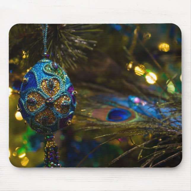 Victorian Blue Mouse Mat (Front)