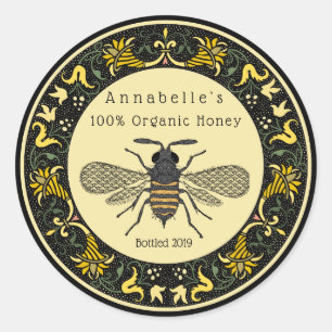 Victorian Border Honey Label