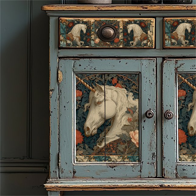 Victorian Botanical William Morris Style Unicorn Tissue Paper (Creator Uploaded)