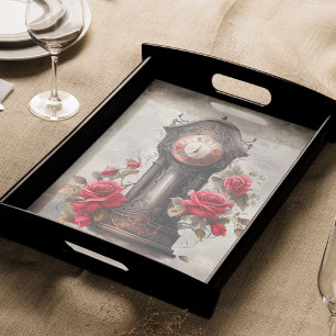 Victorian Boudoir   Antique Grandfather Clock Tissue Paper