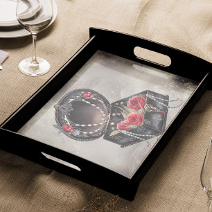Victorian Boudoir   Antique Jewellery Keepsake Box Tissue Paper