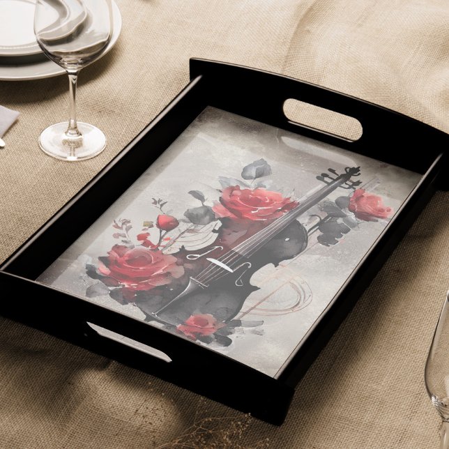 Victorian Boudoir | Antique Music Violin and Roses Tissue Paper (Creator Uploaded)