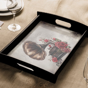 Victorian Boudoir   Old Gramophone Music Player Tissue Paper