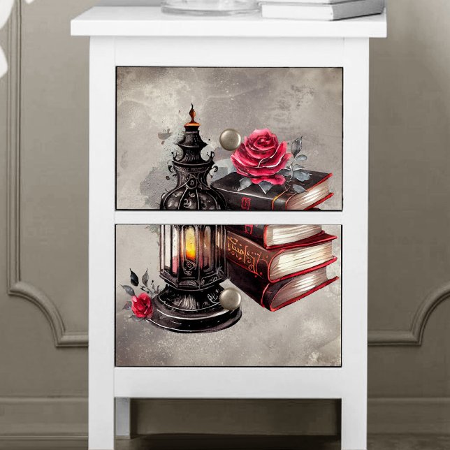 Victorian Boudoir | Old Spell Books with Lantern Tissue Paper (Creator Uploaded)