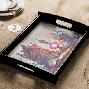 Victorian Boudoir   Old Witch Desk and Bookcase Tissue Paper