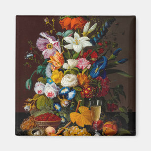 Victorian Bouquet, 1850-1855 by Severin Roesen Magnet