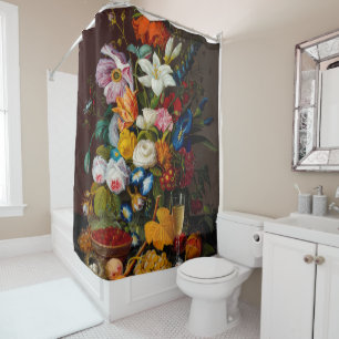 Victorian Bouquet, 1850-1855 by Severin Roesen  Shower Curtain