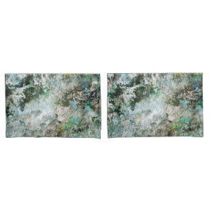 Victorian Breath of Spring Design-Green Pillowcase