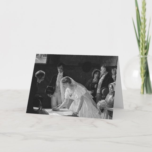 Victorian Bride Card (Front)