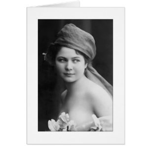 Victorian Bride in black and white