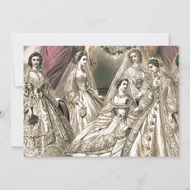 Victorian Brides Thank You Card (Front)