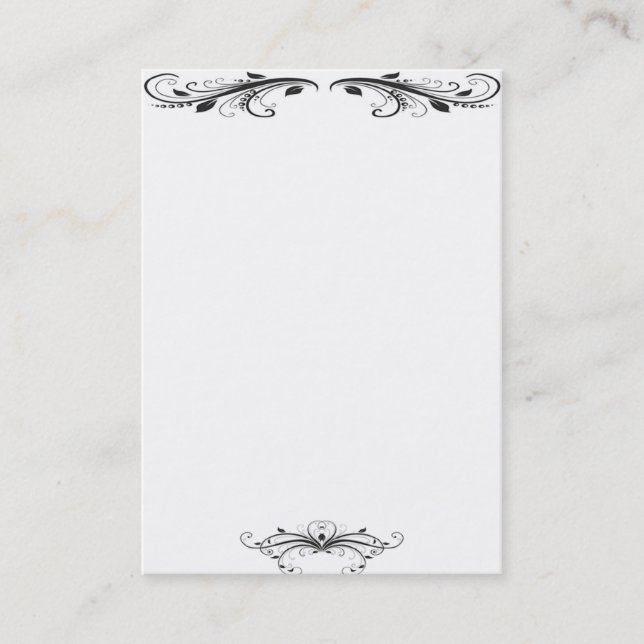 Victorian Business Card (Front)