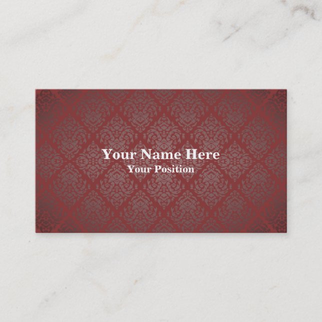 Victorian Business Card (Front)