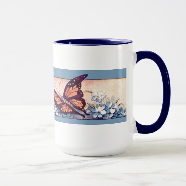 Victorian Butterfly Mug (Right)