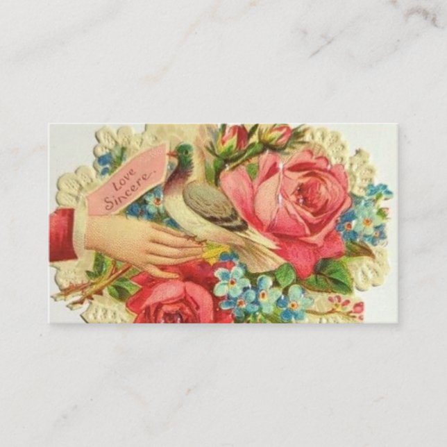 Victorian Calling Cards - Valentine (Front)