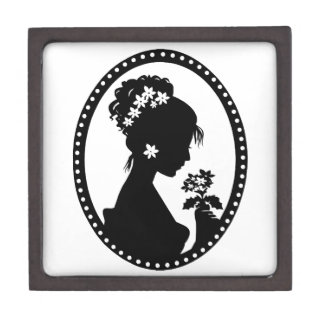 Victorian Cameo Silhouette Gift Box