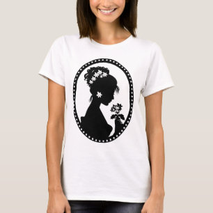 Victorian Cameo Silhouette T-Shirt