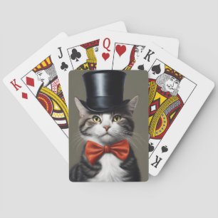 Victorian Cat Playing Cards