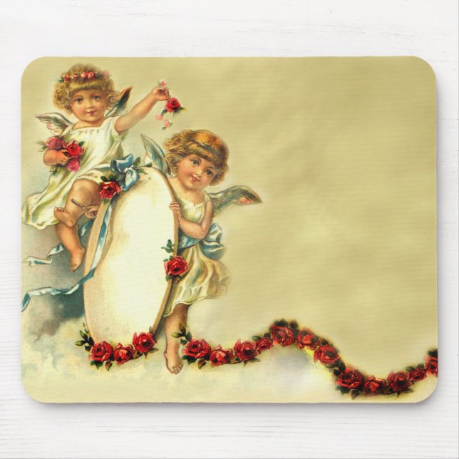 Victorian Cherubs Mouse Mat (Front)