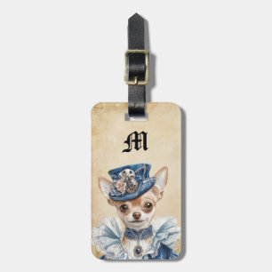 Victorian Chihuahua Dog Luggage Tags