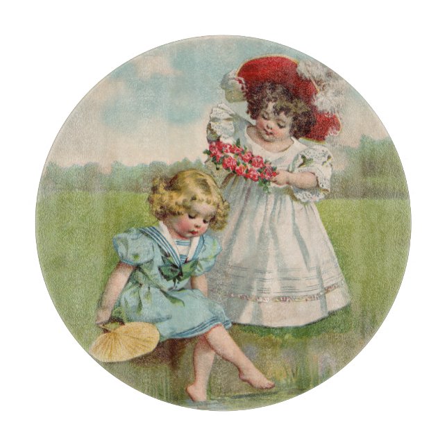 Victorian Children Cutting Board (Front)