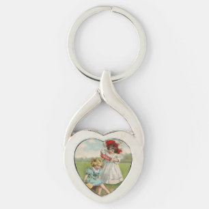 Victorian Children Key Ring
