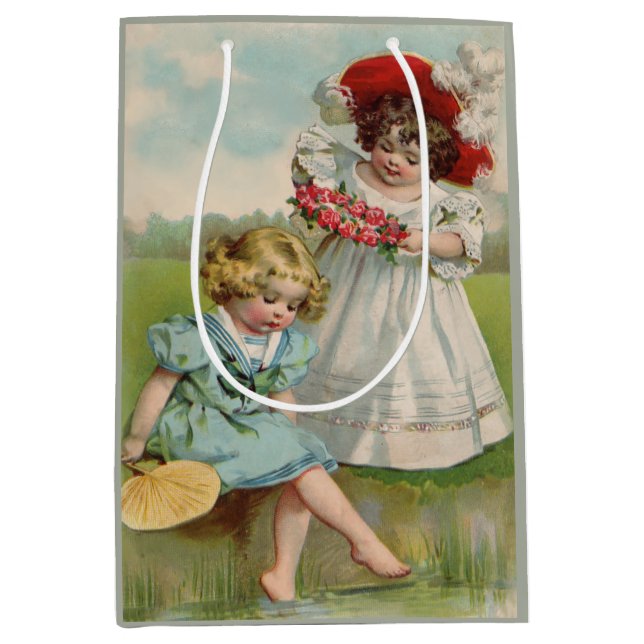 Victorian Children Medium Gift Bag (Front)