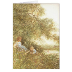 Victorian Children Playing Outside