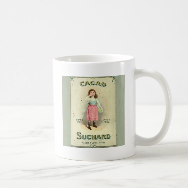 Victorian Chocolate Kiss Girl Sugar Coffee Mug (Right)
