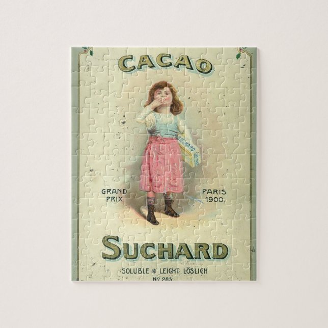 Victorian Chocolate Kiss Girl Sugar Jigsaw Puzzle (Vertical)