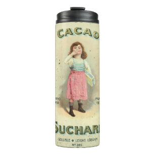 Victorian Chocolate Kiss Girl Sugar Thermal Tumbler