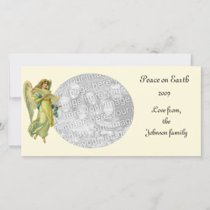 Victorian Christmas Angel, Gloria in Excelsis Deo Holiday Card