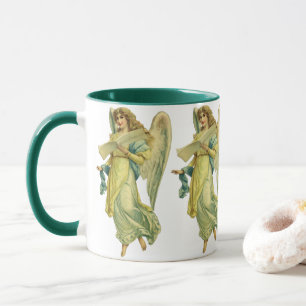 Victorian Christmas Angel, Gloria in Excelsis Deo Mug