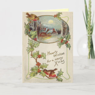 Victorian Christmas Card