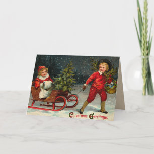 Victorian Christmas Card