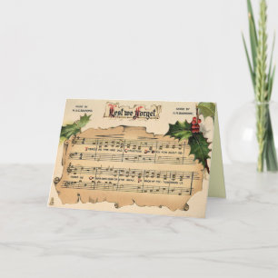 Victorian Christmas Card