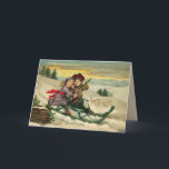 Victorian Christmas Card<br><div class="desc">Vintage Christmas cards for the people you love. Easy to customise! Each old postcard is lovingly restored for best print quality.</div>