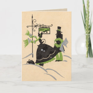 Victorian Christmas Card