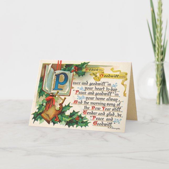 Victorian Christmas Card (Front)