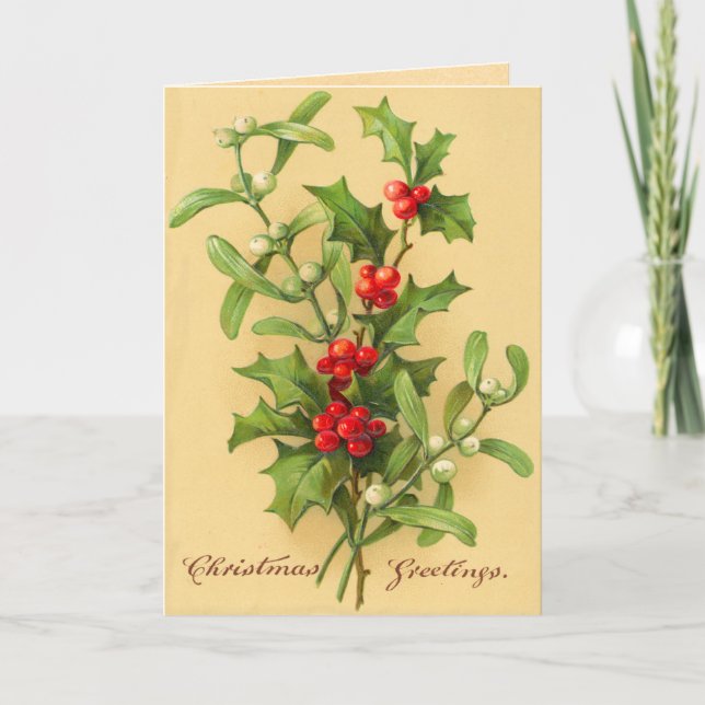 Victorian Christmas Card (Front)