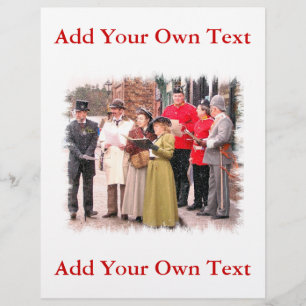 VICTORIAN CHRISTMAS CAROL SINGERS FLYER