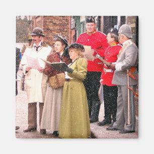 VICTORIAN CHRISTMAS CAROL SINGERS MAGNET