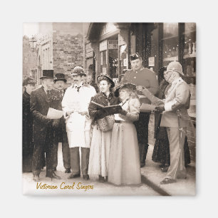 VICTORIAN CHRISTMAS CAROL SINGERS MAGNET